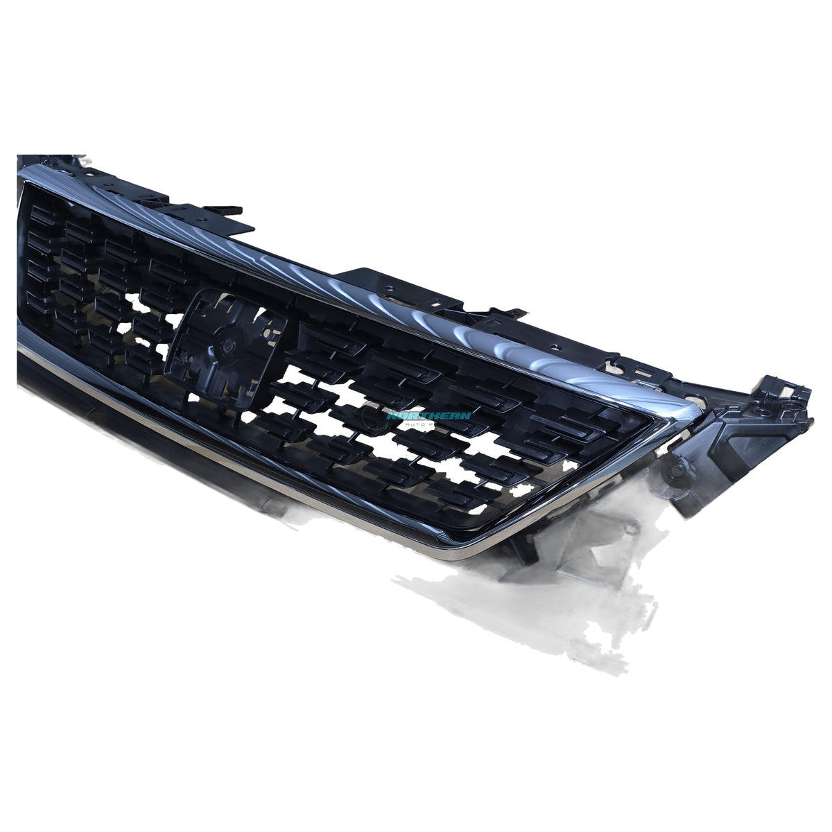 SEAT Leon 5F facelift 2017-2020 front grille 5F0853654H angled left view
