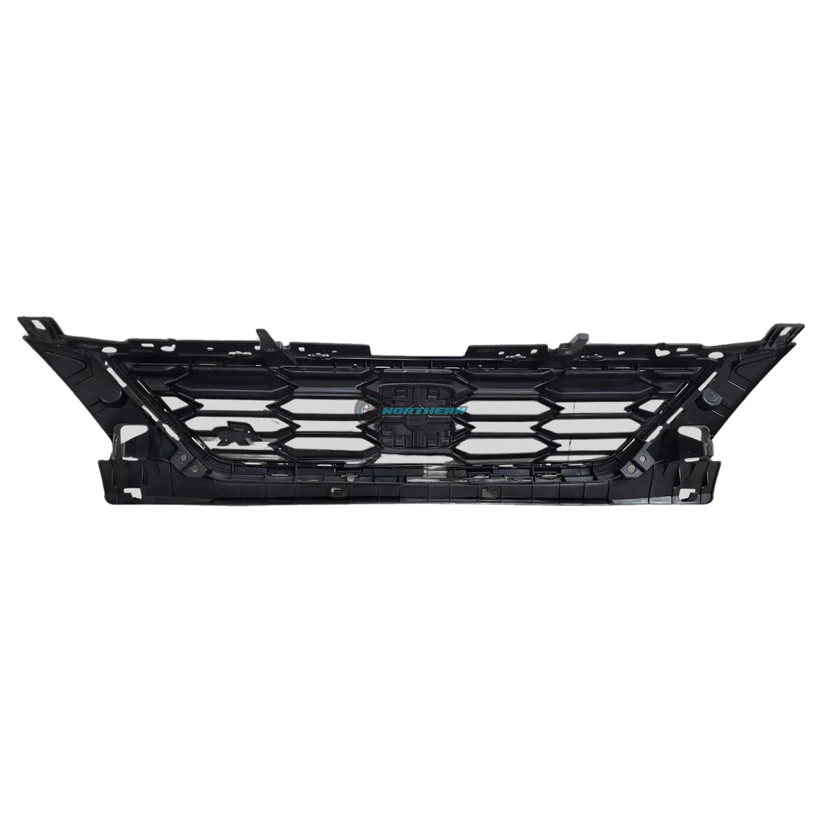 SEAT Leon 5F FR facelift 2017-2020 front grille 5F0853654J rear view showing clips and fixings