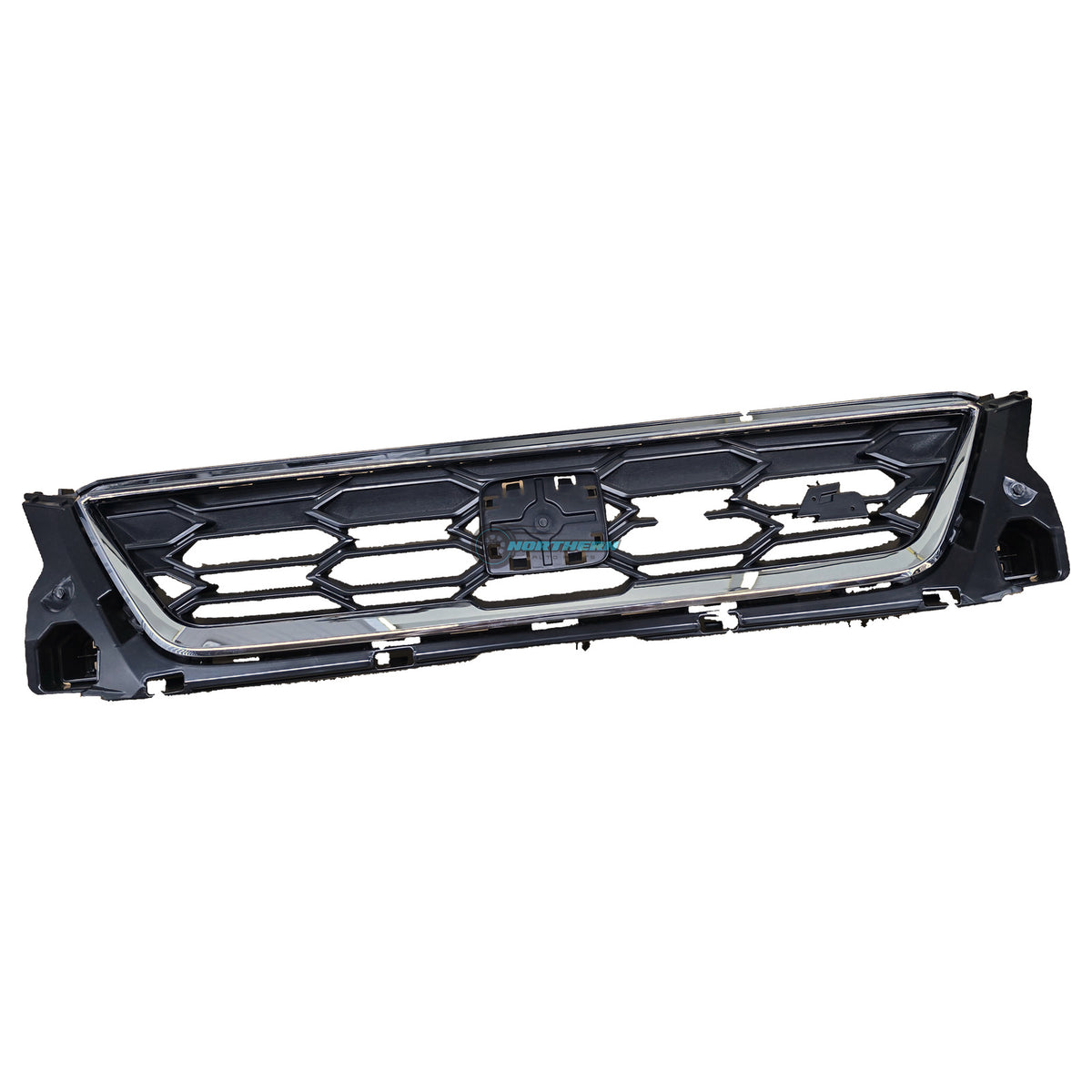 SEAT Ibiza KJ FR grille 6F0853654E low angle showing chrome trim