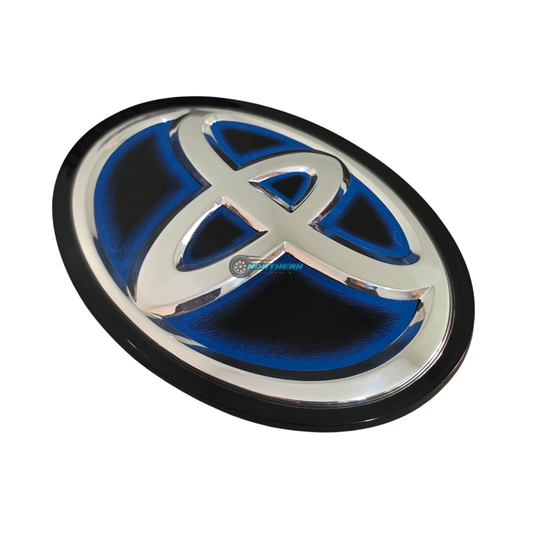 Toyota Hilux AN120 AN130 2015-2026 blue centre grille radar type badge 90975-A2014