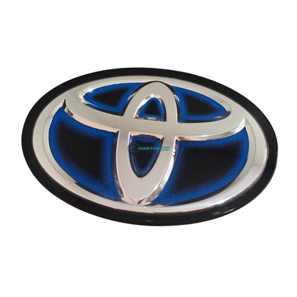 Toyota Hilux AN120 AN130 2015-2026 blue centre grille radar type badge 90975-A2014