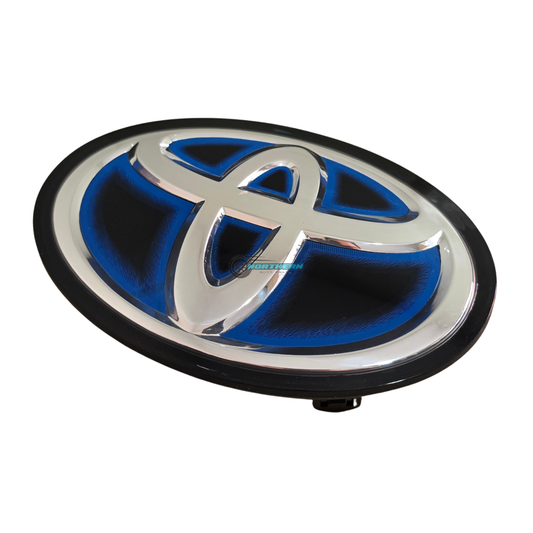 Toyota Hilux AN120 AN130 2015-2026 blue centre grille radar type badge 90975-A2014