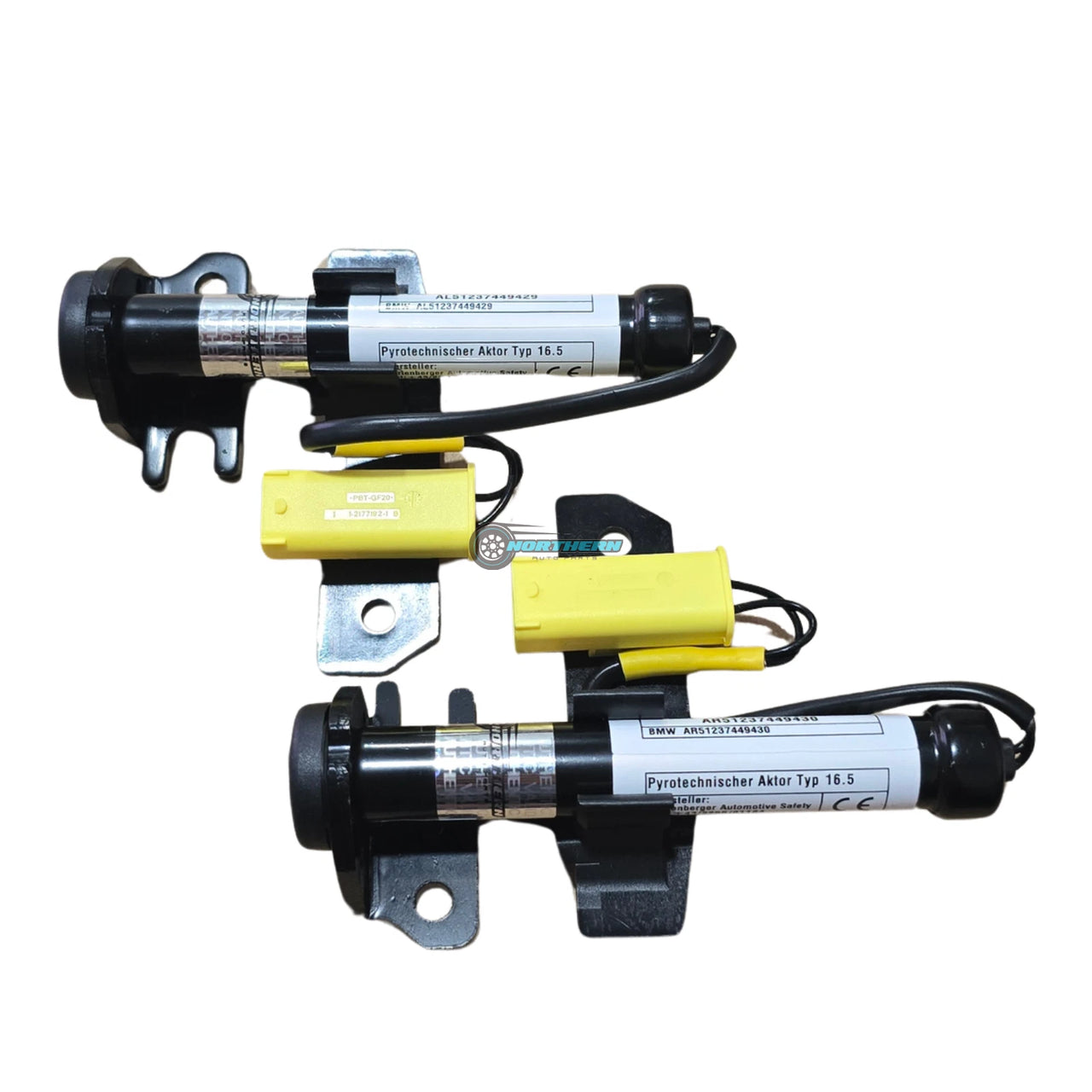 BMW 3 Series G20 2018-2024 G21 G28 2019-2024 M3 G80 2020-2024 M4 G82 2021-2024 Pedestrian Bonnet Actuators Pair 51237449429 51237449430