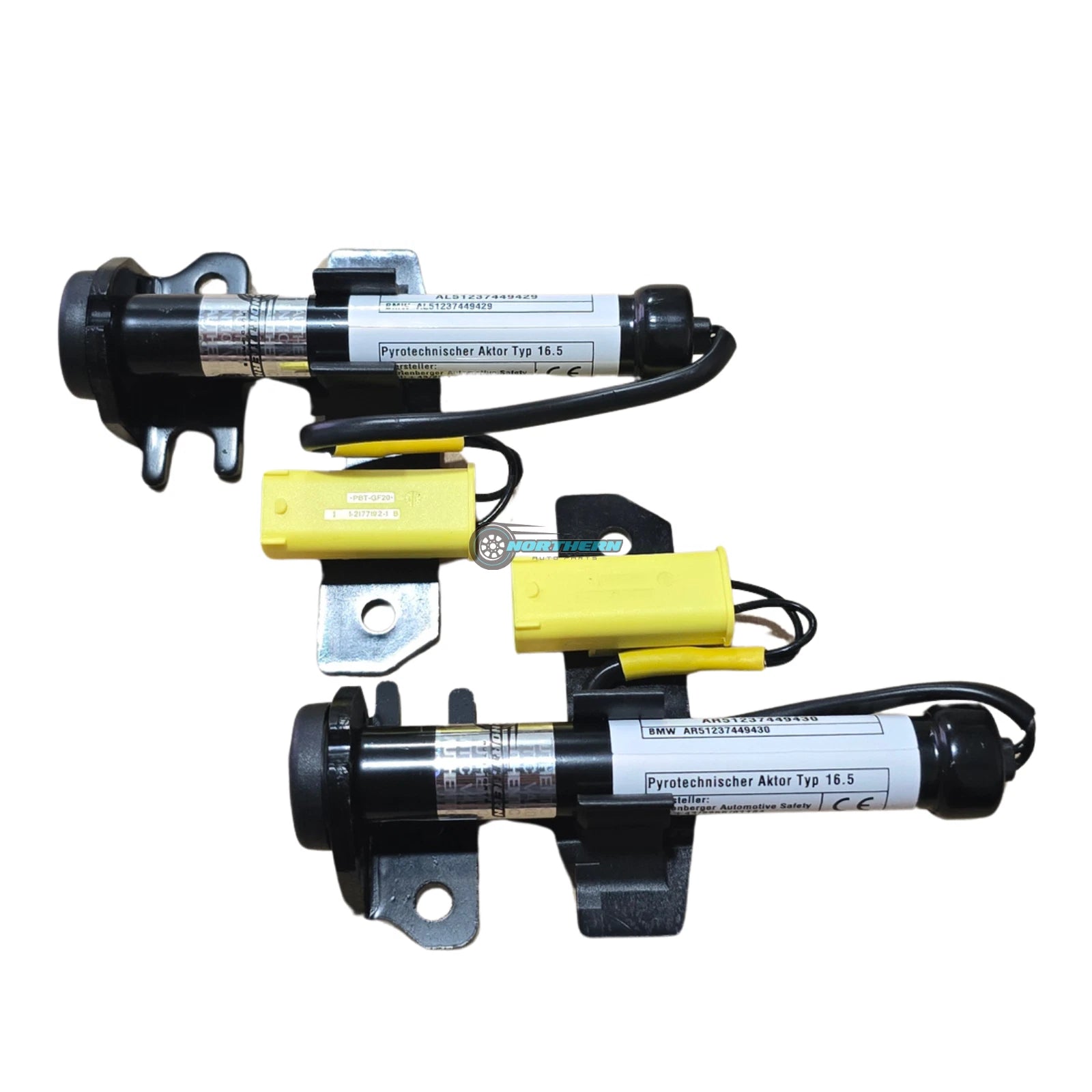 BMW 3 Series G20 2018-2024 G21 G28 2019-2024 M3 G80 2020-2024 M4 G82 2021-2024 Pedestrian Bonnet Actuators Pair 51237449429 51237449430