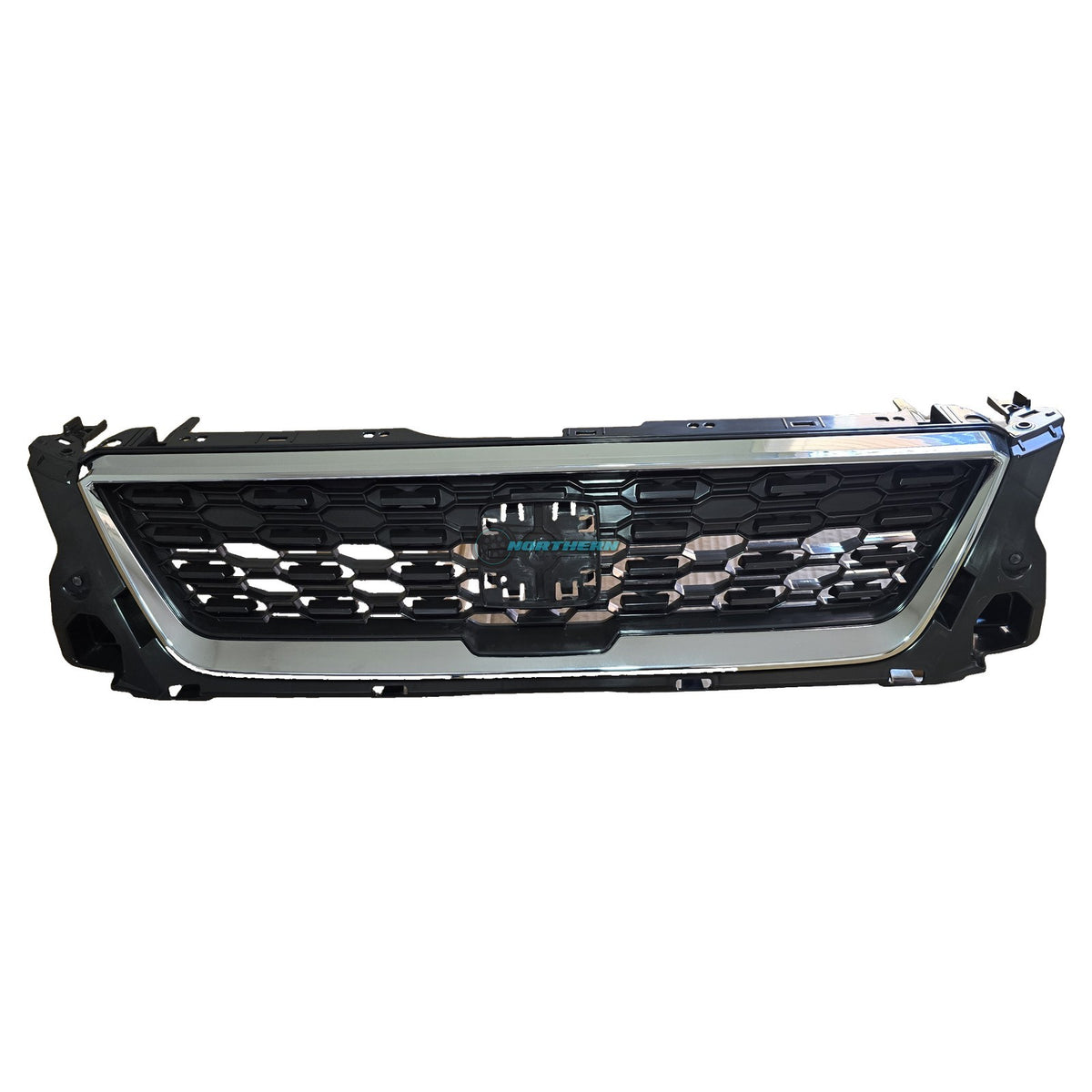 SEAT Ibiza KJ grille 6F0853654D front view with chrome surround