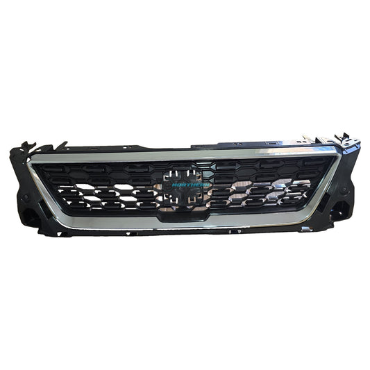 SEAT Ibiza KJ grille 6F0853654D front view with chrome surround